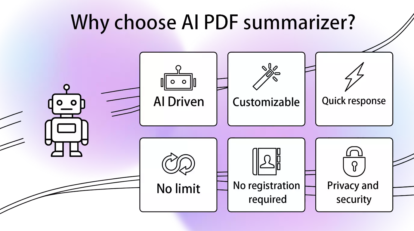 AI pdf summarizer advantages