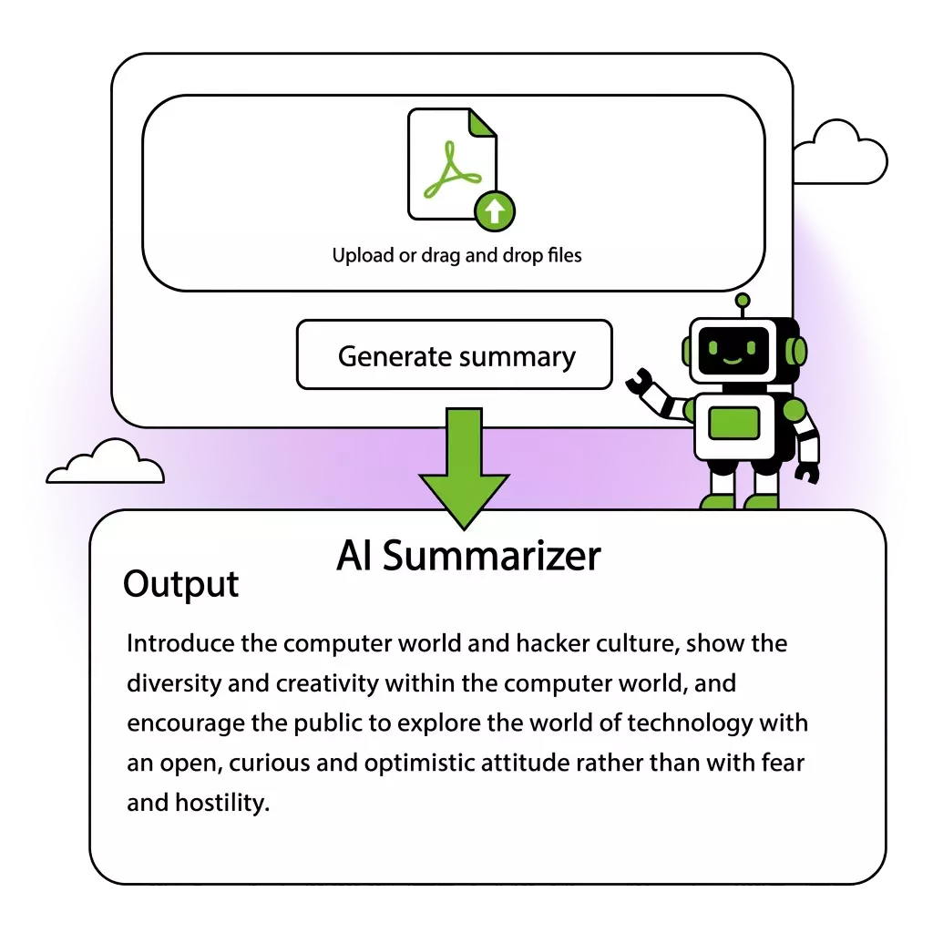 feature1: AI pdf summarizer