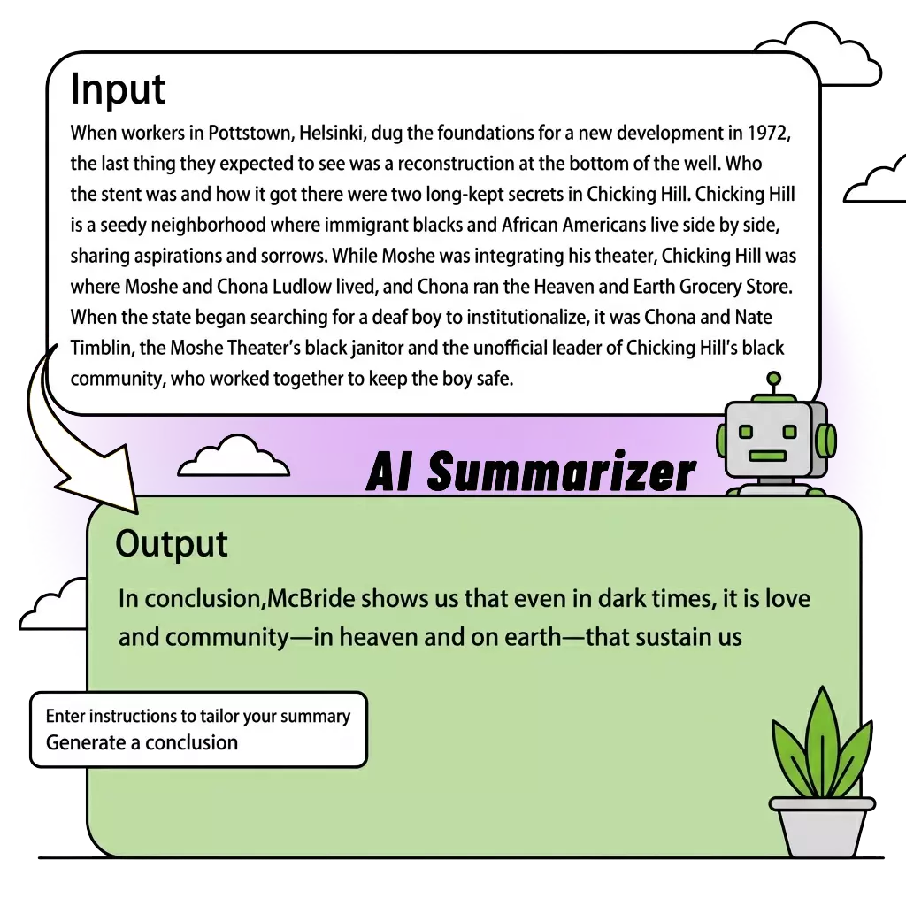 Summarize the text into insightful paragraphs